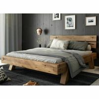 Futonbett Balkenbett Heinrich Rustic Eiche Massiv 140x200cm NEU Nordrhein-Westfalen - Preußisch Oldendorf Vorschau