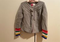 Strickjacke grau mit Regenbogen Ärmeln MiniBoden Gr. 110 Östliche Vorstadt - Fesenfeld Vorschau