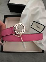 Original Kinder gucci Gürtel pink rosa neu OVP GG gr L 6-8jahre Hessen - Fulda Vorschau