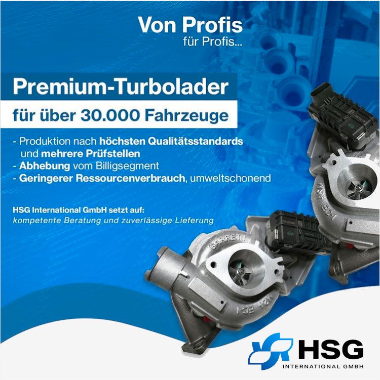 Turbolader 03G253019N Audi Seat Skoda VW 2.0 TDI 120 kW 125 kW in Ötigheim