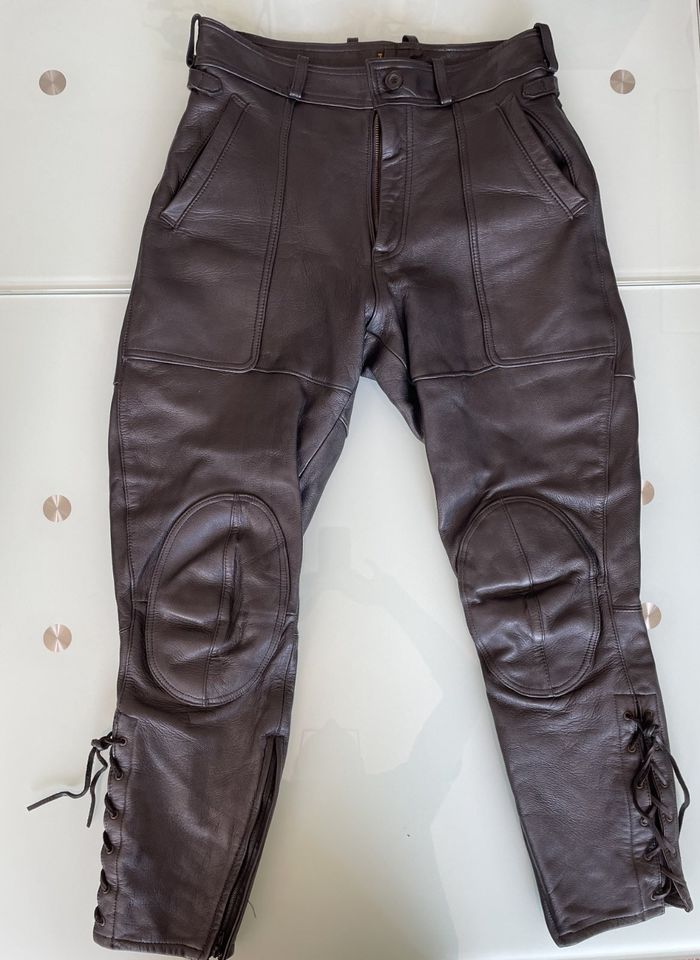 Motorradhose Hein Gericke, Leder, Größe 54, schwarz in Bremen