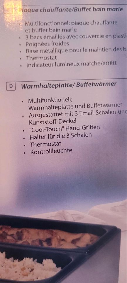 Tristar Buffet Wärmer DRINGEND in Leipzig