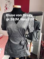 Schicke Bluse von Orsay Wickel Optik neu grau gemustert 38/M Niedersachsen - Damme Vorschau