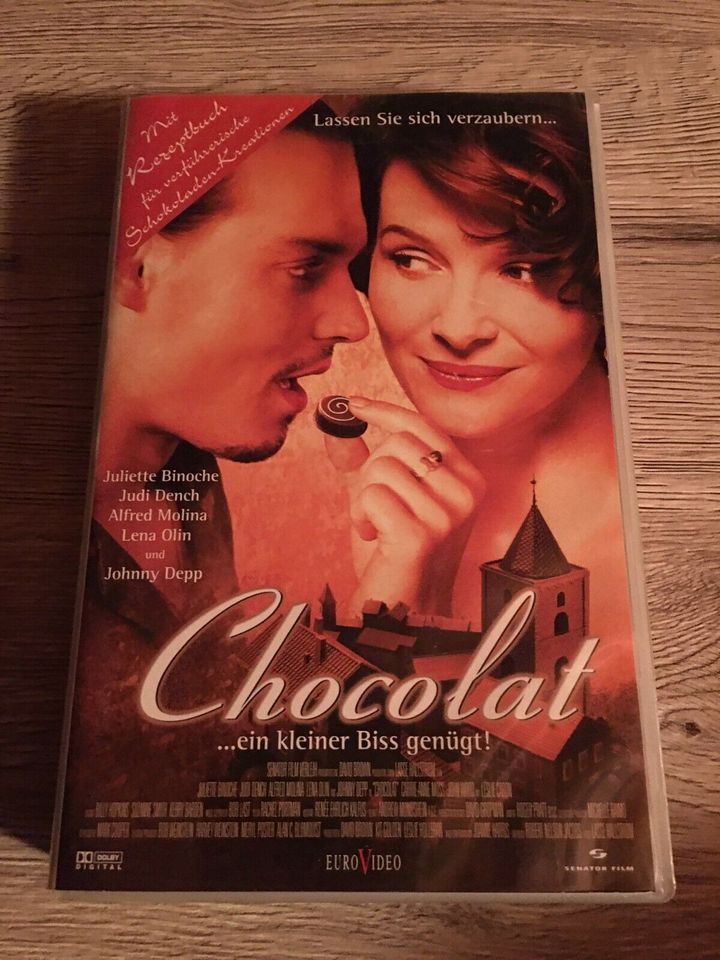 Chocolat ...ein kleiner Biss genügt VHS Film Johnny Depp in Weitramsdorf