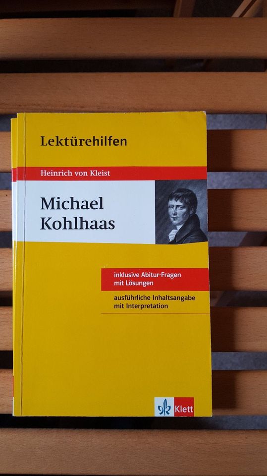 Lektürehilfen Michael Kohlhaas Klett nicht beschrieben in Sindelfingen