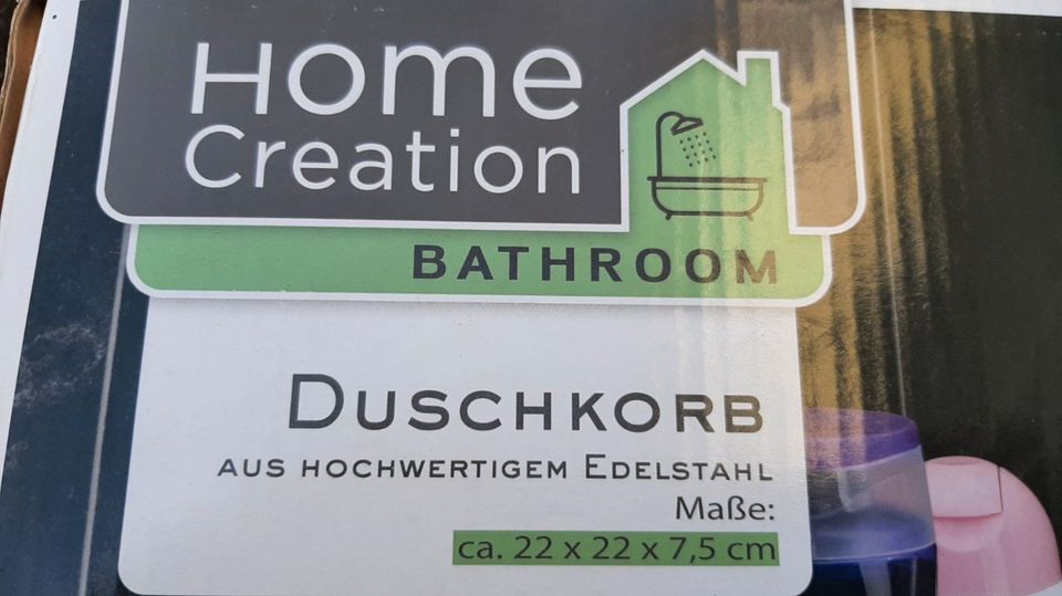 Duschkorb Duschregal Duschablage Home Creation Edelstahl in Holzwickede