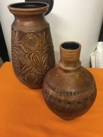 2 boden Vasen Vase Keramik braun 37 u.30 cm Thüringen - Erfurt Vorschau