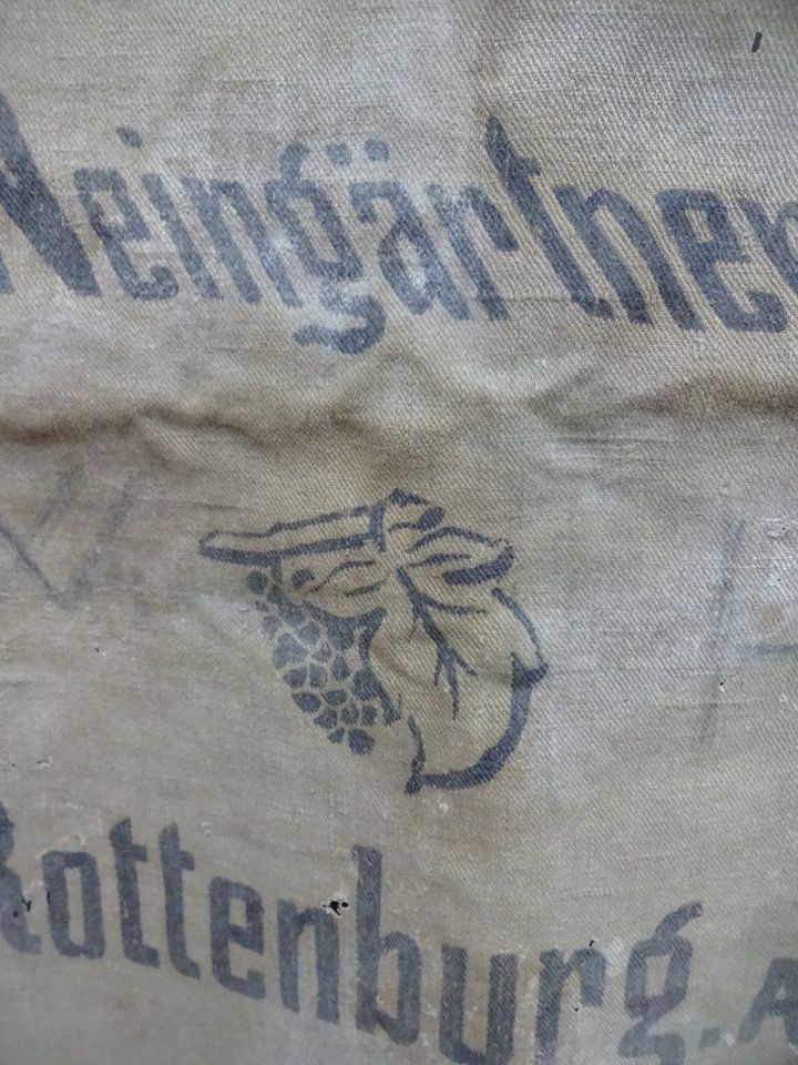 Alter Sack 1891 Leinensack beschriftet Mehlsack Bauernleinen in Rangendingen