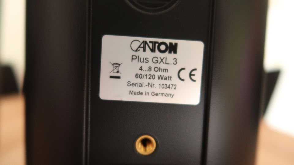 Canton Plus GXL.3 schwarz in Lahnstein