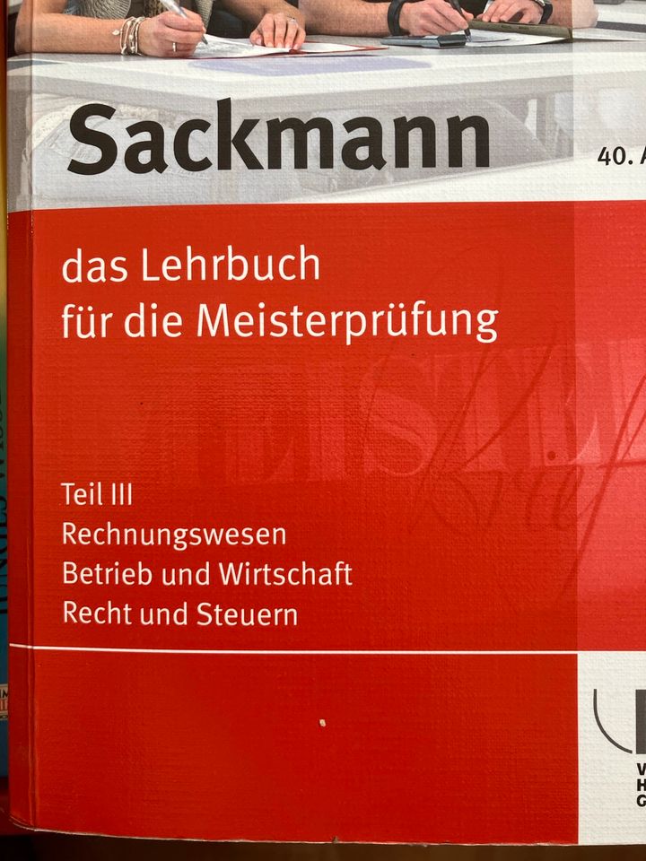 Sackmann Lehrbuch für die Meisterprüfung Teil 3 in Georgsmarienhütte