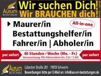 Bestattungshelfer/in Fahrer/in, Abholer/in, Trauerbegleiter/in Schwerin - Lankow Vorschau