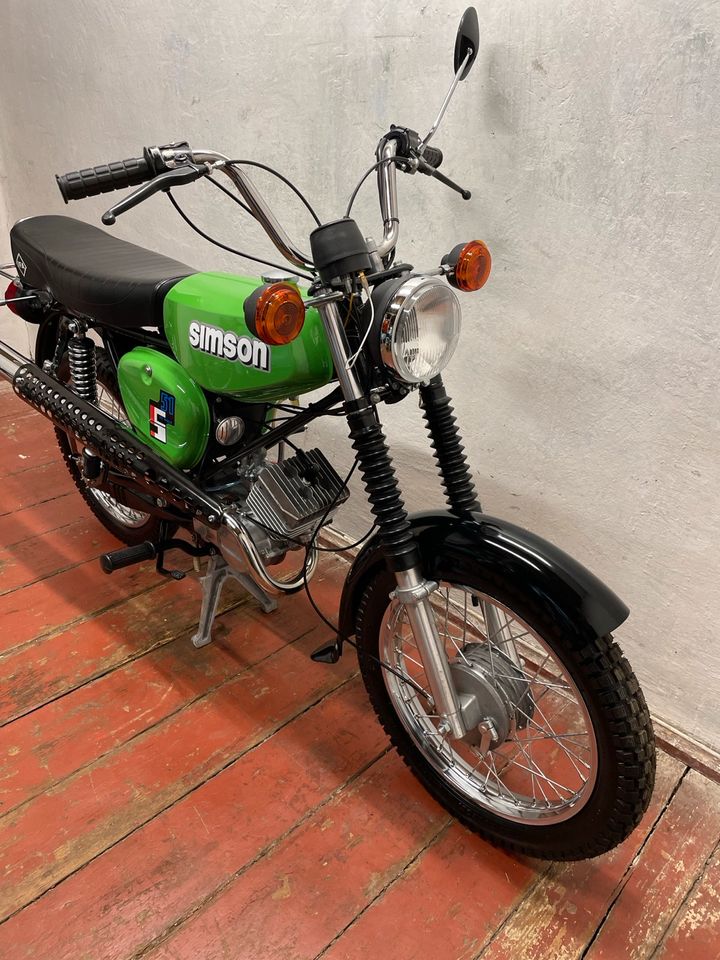 Simson S51 Enduro DDR 4 Gang Papiere in Werdau