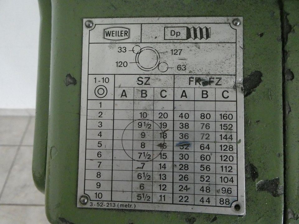 Weiler Matador VS1 Drehmaschine in Selm