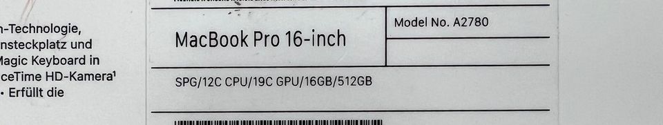 ⭐️ Apple MacBook Pro 16'' M2 2023 - Sp.Grau - 512GB - Neu&OVP⭐️ in Mönchengladbach