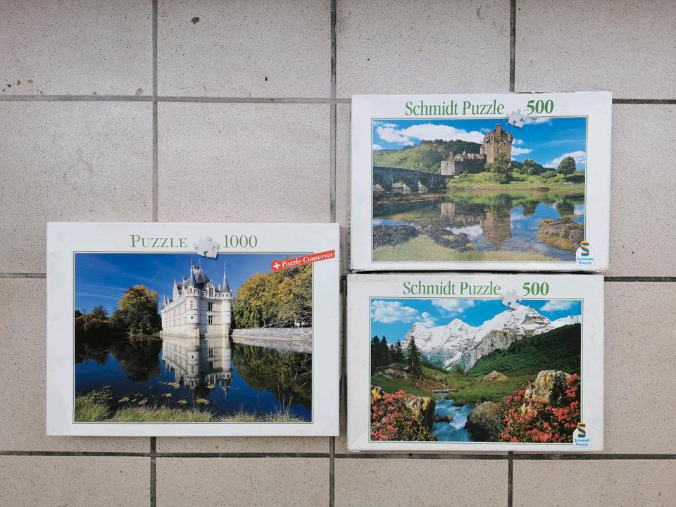 3 Puzzles (1x 1000, 2x 500) in Kassel