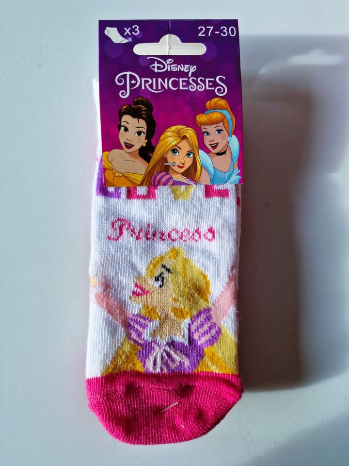 Disney Princesses Sneaker Socken 3er Set Prinzessinen in Ostrach