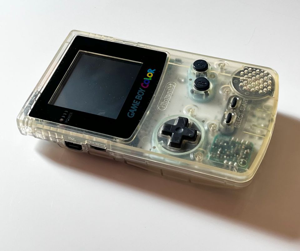 Selten Original Nintendo Game Boy Color Clear Transparent Gameboy in Essen-West