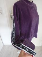 Champion Sweatshirt Lila Gr 38 M samtig Langarm Nicki Stoff Stuttgart - Möhringen Vorschau