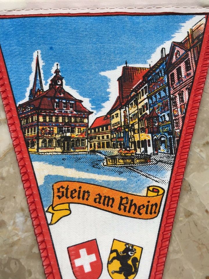 Stein am Rhein Wimpel Camping Caravan Club Oldtimer Noisin Eriba in Duisburg