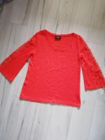 Gina Blusenshirt Spitze 38 Leinenoptik Boho korallrot orangerot Baden-Württemberg - Plochingen Vorschau