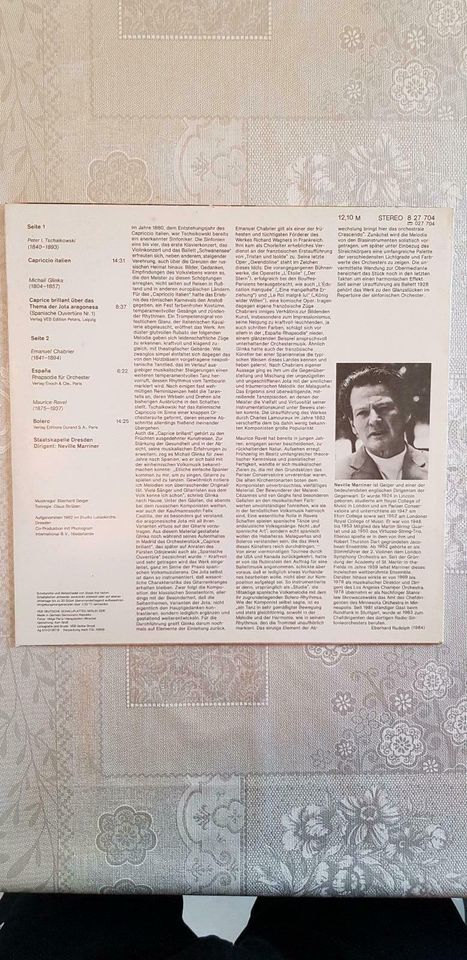 Schallplatten, Giuseppe Verdi, Karl Millöcker, Tschaikowski, in Naila