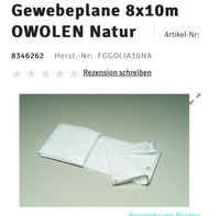 Premium Gewebeplane Gerüstplane Abdeckplane Owolen 8x10 Hessen - Roßdorf Vorschau