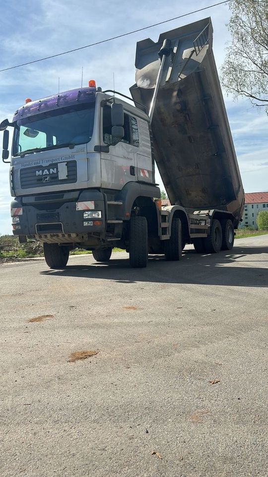 MAN TGA 35.480 8x8 Rundmulde Kipper in Luckau-Duben