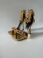 Original Versace Medusa High Heels Gold Kette 38 NP990€ Nordrhein-Westfalen - Haltern am See Vorschau