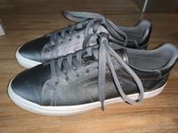 Esprit Sneaker low  Kunstleder Gunmetal Gr. 39 *neuwertig* Schleswig-Holstein - Jörl Vorschau