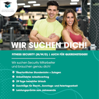 Fitnessstudio Security gesucht|2.500€ auch Quereinstei|Eberswalde Brandenburg - Eberswalde Vorschau