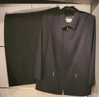 Zweiteiler Kostüm Rock mit Blazer von Basler Gr. 44 schwarz Bayern - Königsbrunn Vorschau