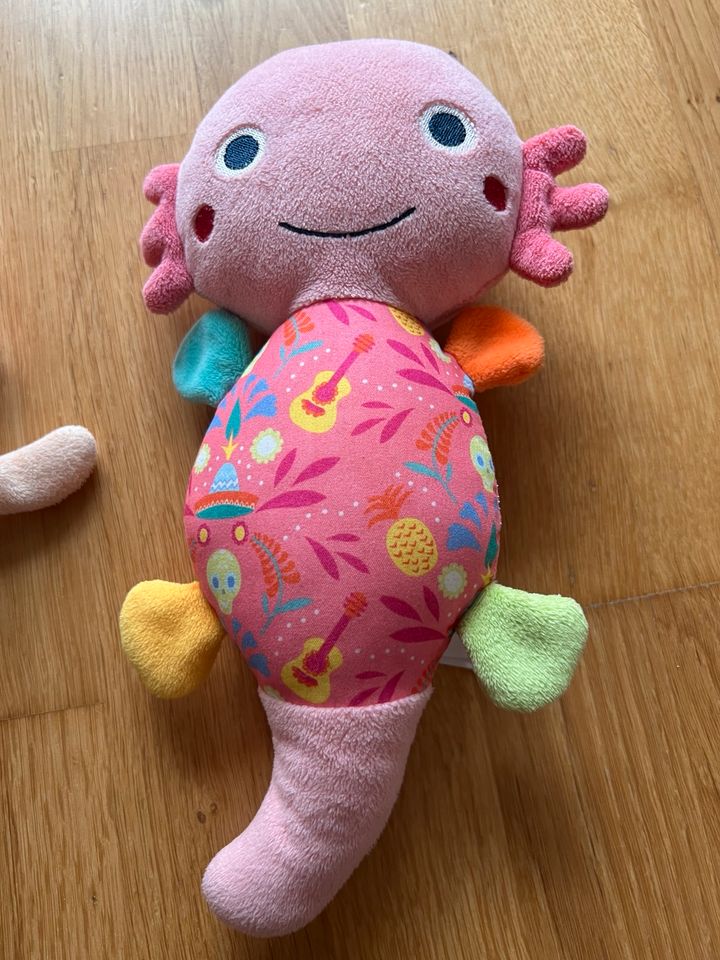 Axolotl Meerjungfrau 30cm Plüschtier Kuscheltier Mädchen in Wackersberg