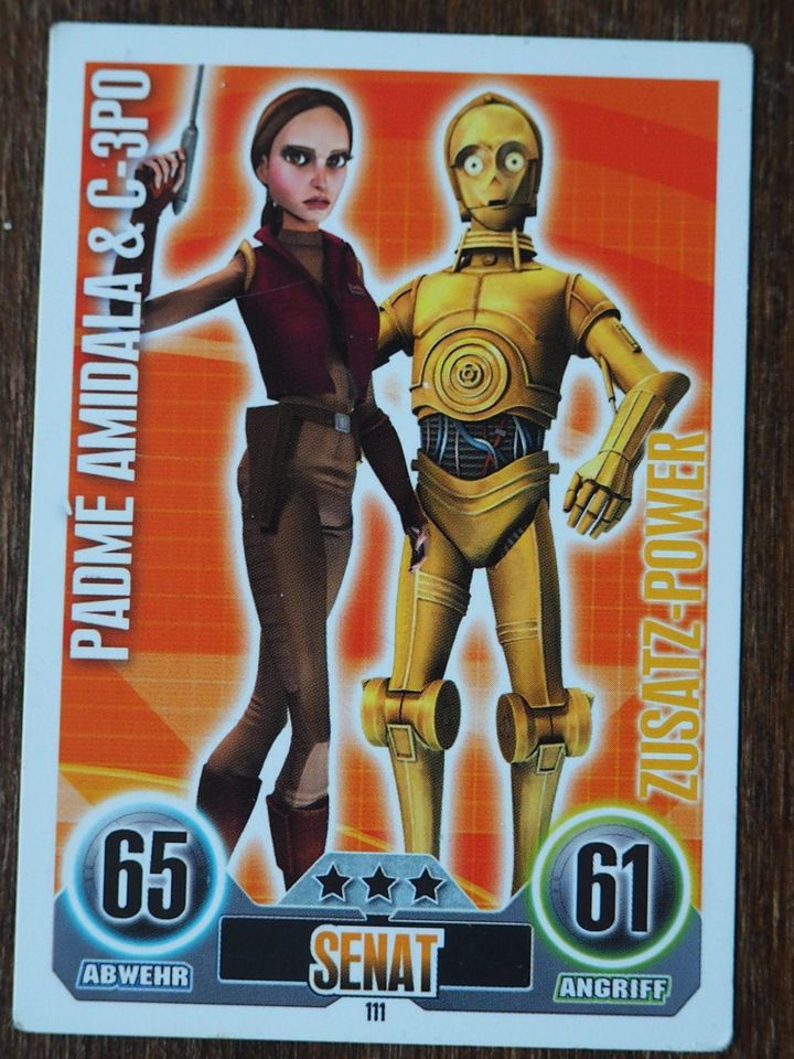 Star Wars Sammelkarten, Einzelkarten aus Serie 1 in Poing