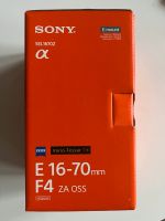 Sony Alpha SEL1670Z 16-70mm F4 Objektiv NEU OVP UNGENUTZT Bonn - Graurheindorf Vorschau