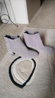 Kurt Geiger chicke Stiefelette Velourleder, Gr. 37, hellgrau Nordrhein-Westfalen - Marl Vorschau