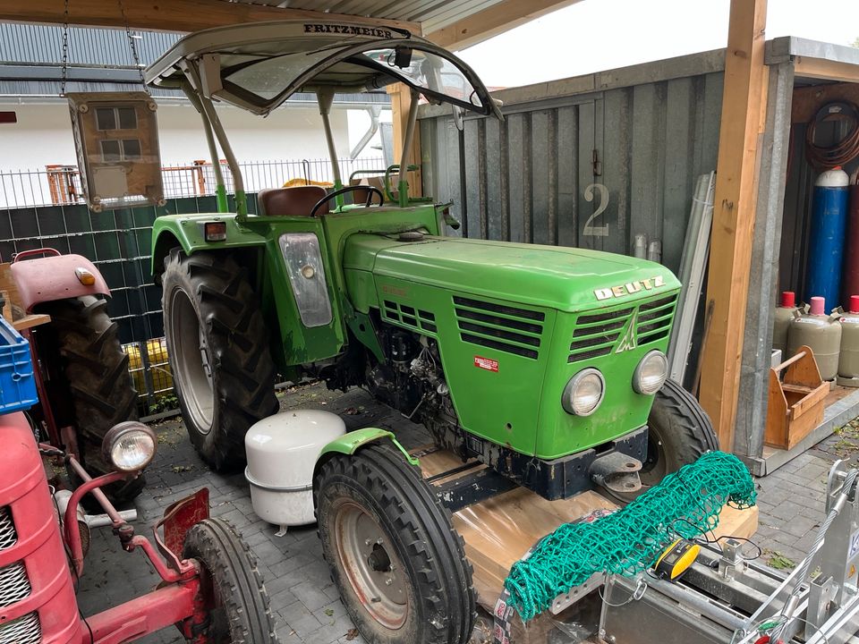 Deutz D4506S mit Fritzmeier in Urmitz