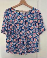 Comma Shirt Blusenshirt Gr. 36 blau rosa gemustert NEU! Bayern - Emskirchen Vorschau