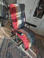 Liegestuhl / Gartenstuhl mit Fußteil und dicker Auflage Niedersachsen - Wiesmoor Vorschau