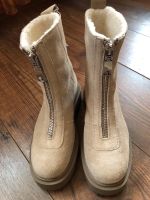 H&M Boots Stiefel Wildleder Gefüttert Reißverschluss Beige Neu Nordrhein-Westfalen - Oberhausen Vorschau