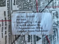 Pommes Spitztüten 116 - 250 g Leipziger neueste Nachrichten Bergedorf - Hamburg Allermöhe  Vorschau