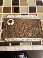 Plakette AvD 1928 Automobil Nürburgring gr. Preis von Deutschland Rheinland-Pfalz - Partenheim Vorschau