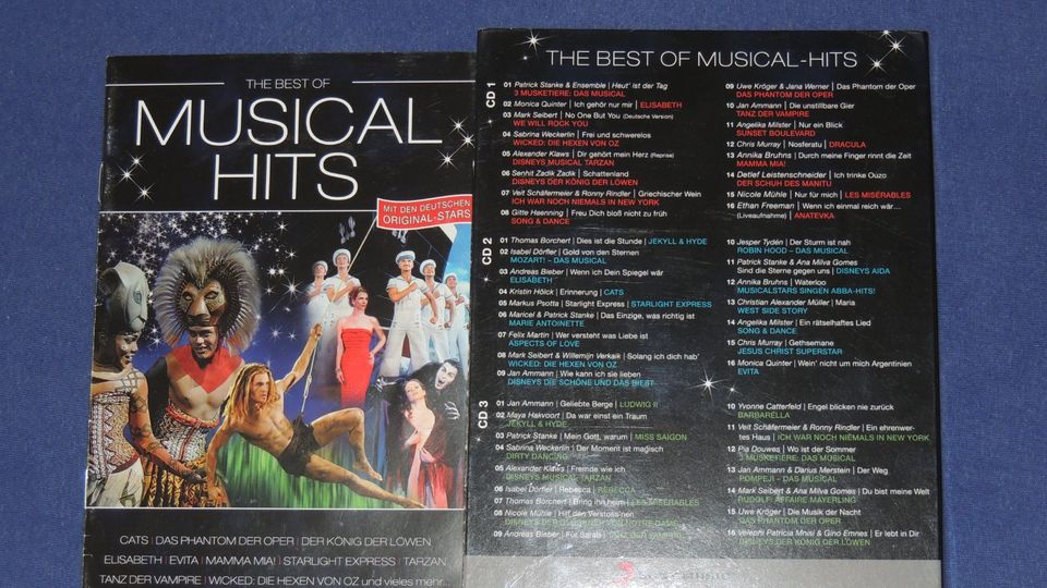 THE BEST OF MUSICAL HITS 3CD Set in Hamburg