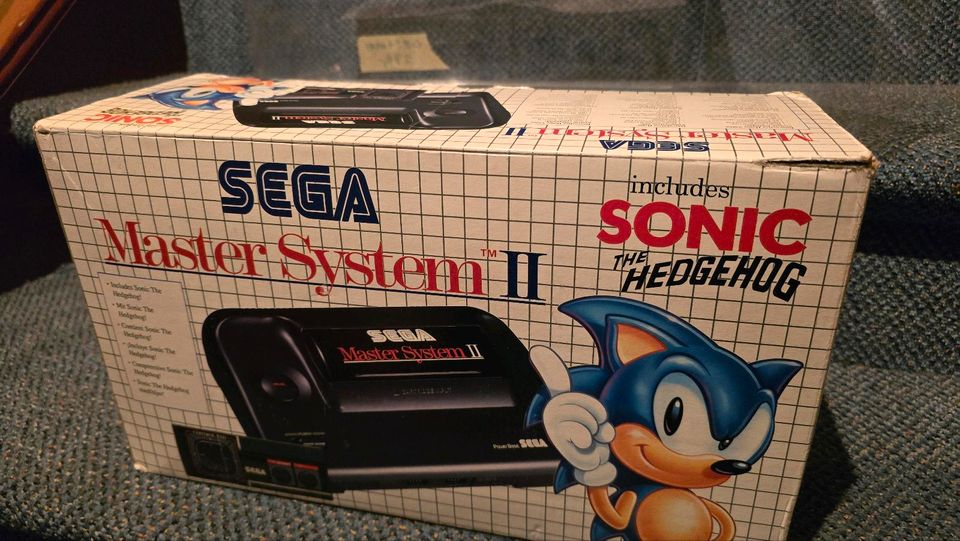 Sega master system 2 sonic ovp cib mit Inlay Schutzhülle in Frankfurt am Main