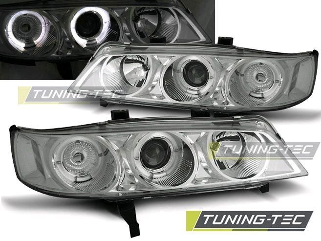 LED Angel Eyes Scheinwerfer chrom für Honda Accord 94-97 in Calden