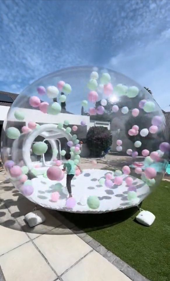 Blasenhaus mit Luftballons-Kindergeburstag-Hochzeit-Party in Ginsheim-Gustavsburg