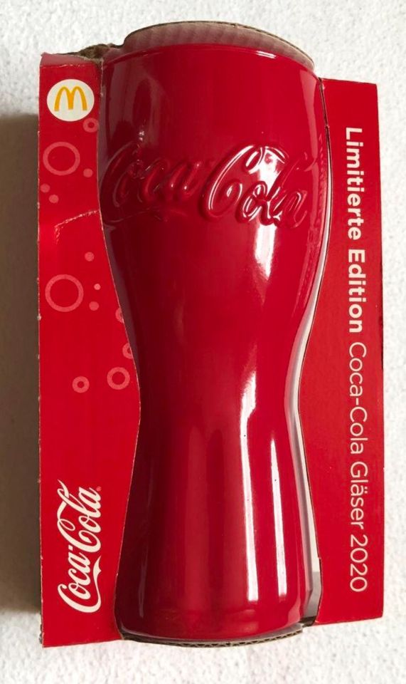 Coca-Cola Glas Rot NEU Limitierte Edition 2020 in Hannover