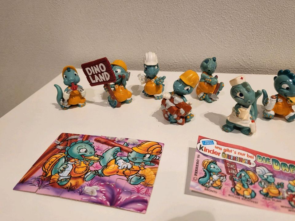 Ü Eier Die Dapsy Dinos Komplettsatz + Dino Puzzle in Besigheim