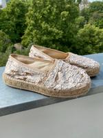 Espadrilles für Damen 37 beige Gold Berlin - Mitte Vorschau