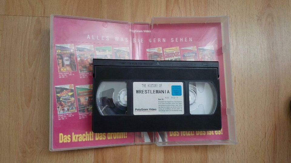 WWF The History of Wrestlemania VHS Deutsch Hulk Hogan Macho Man in Hannover