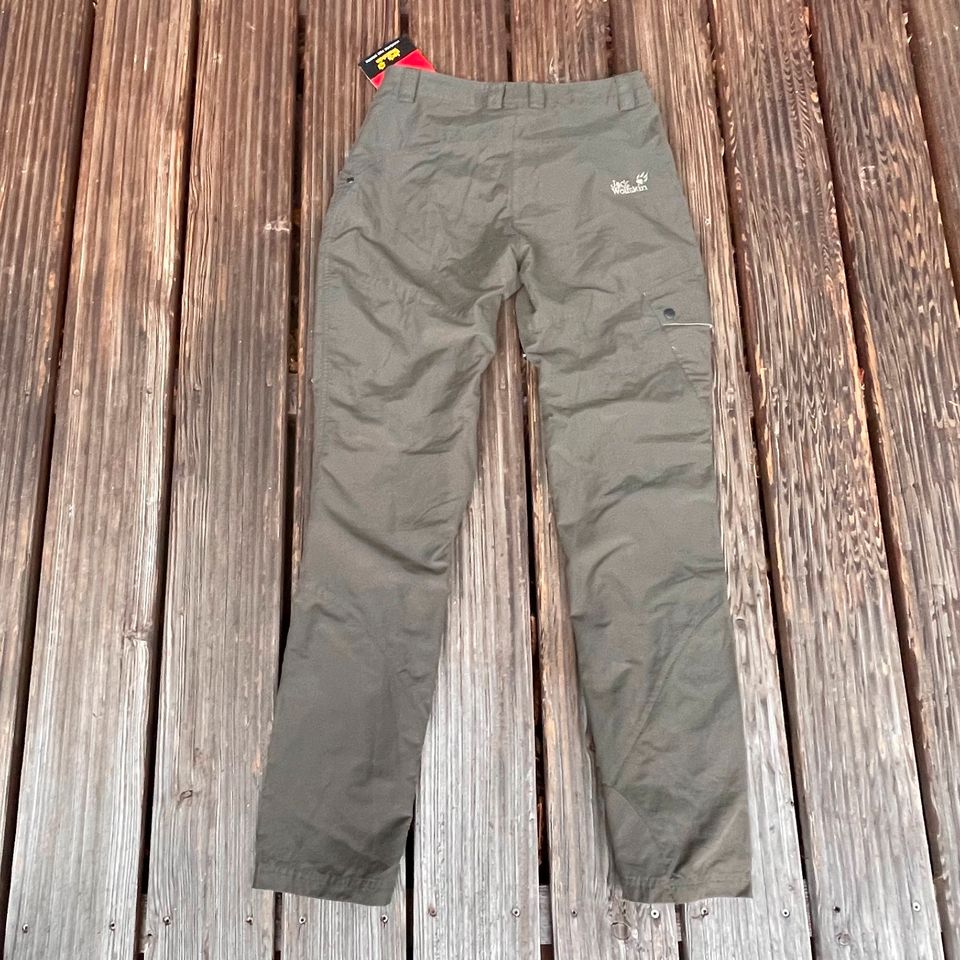 Funktions- Hose Damen S von Jack Wolfskin 70% Baumwolle olive in Heidelberg